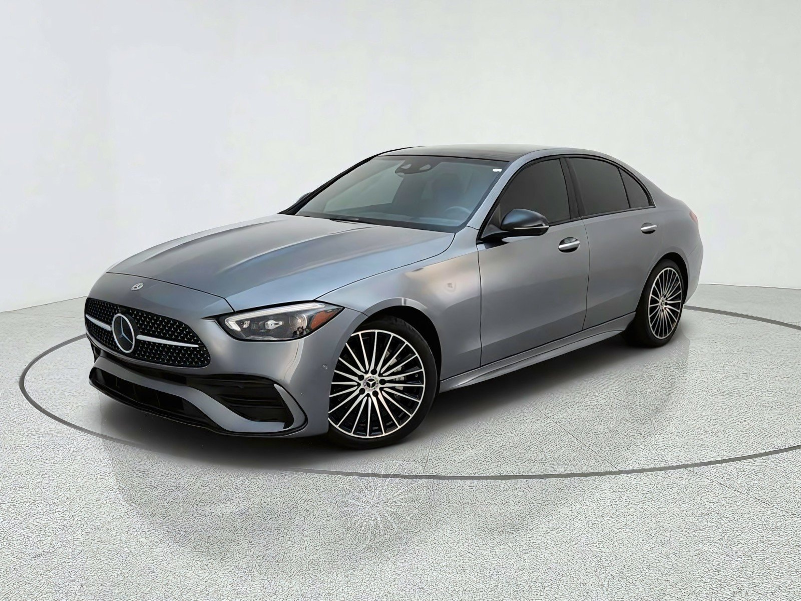 Certified Used 2024 Selenite Grey Metallic Mercedes-Benz C 300 image 1