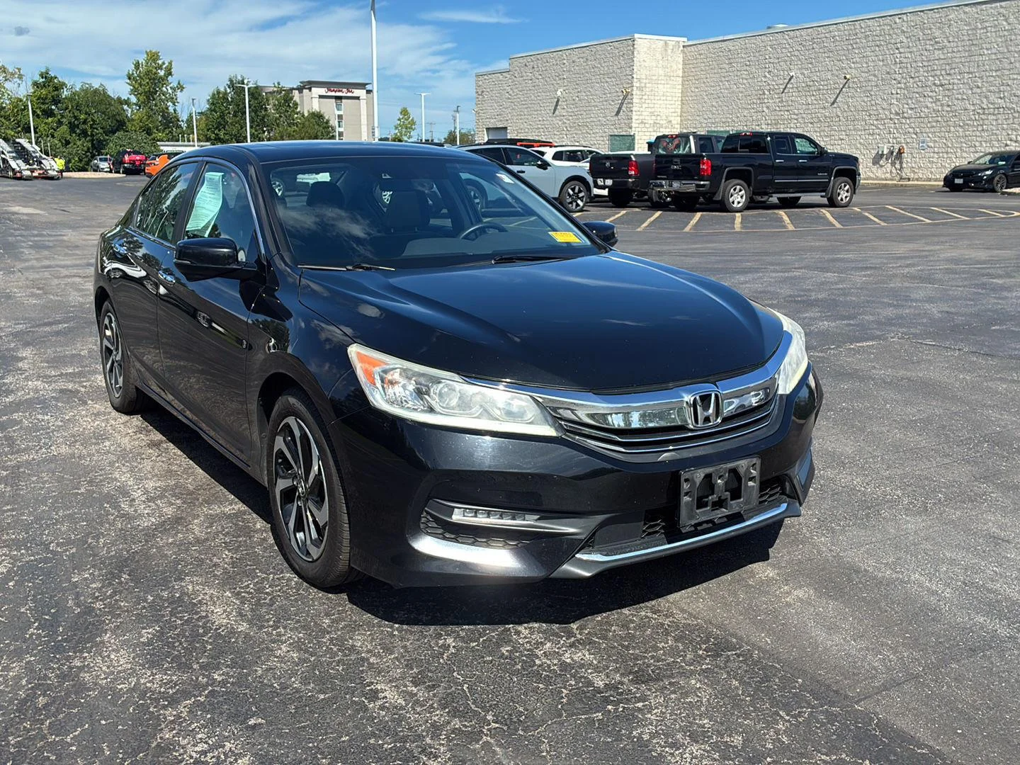 Used 2017 Crystal Black Pearl Honda EX image 22