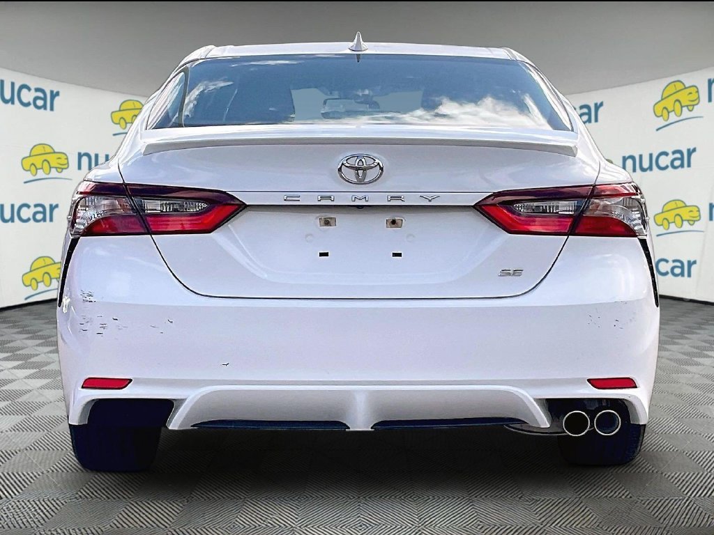 Used 2021 White Toyota SE image 5