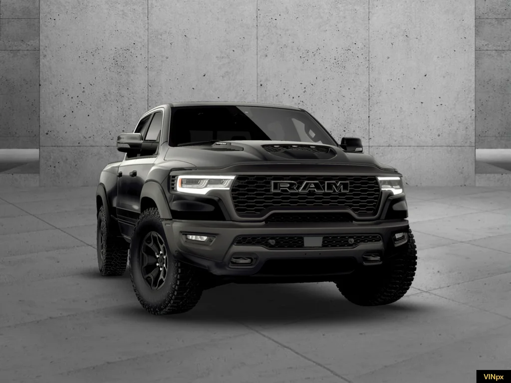 New 2026 Diamond Black Crystal Pearl-Coat Exterior Paint RAM RHO image 15