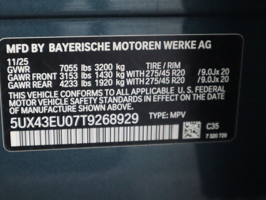 Used 2026 Blue BMW xDrive50e image 36