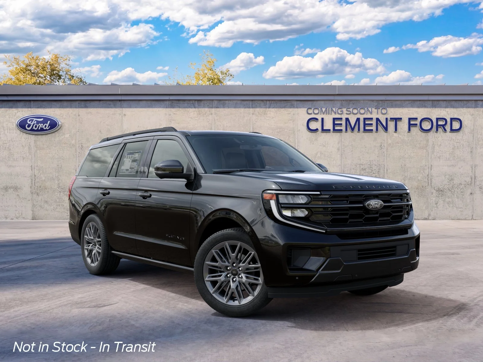 New 2027 Agate Black Metallic Ford Platinum image 4
