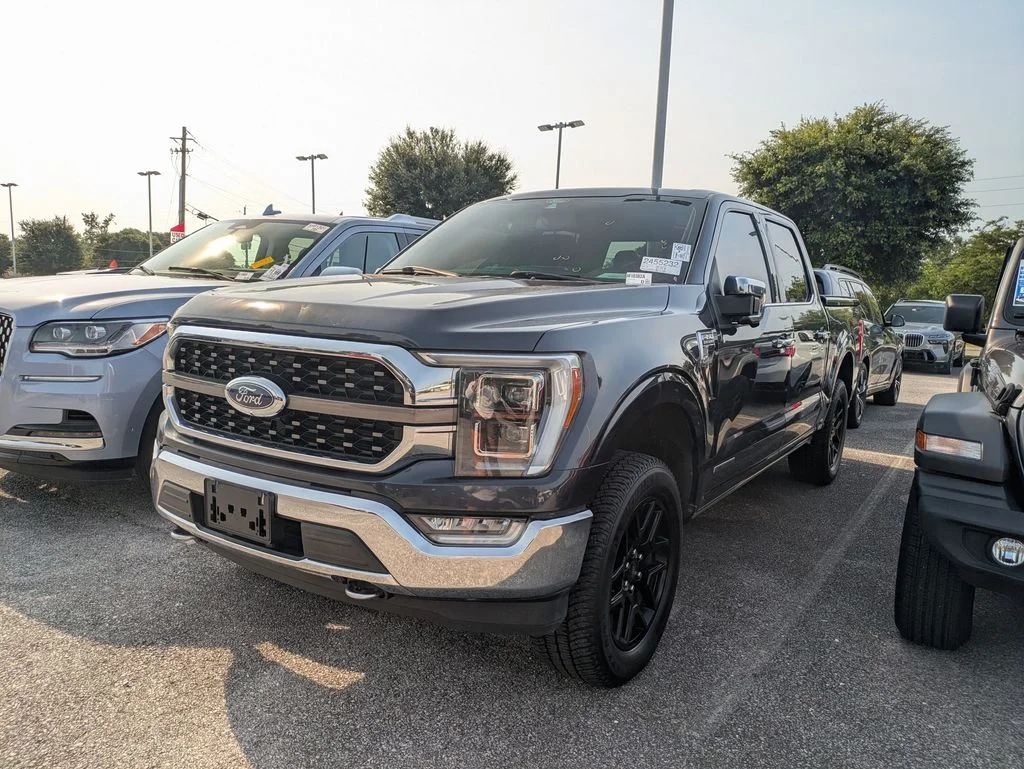 Used 2021 Blue Ford King Ranch image 1