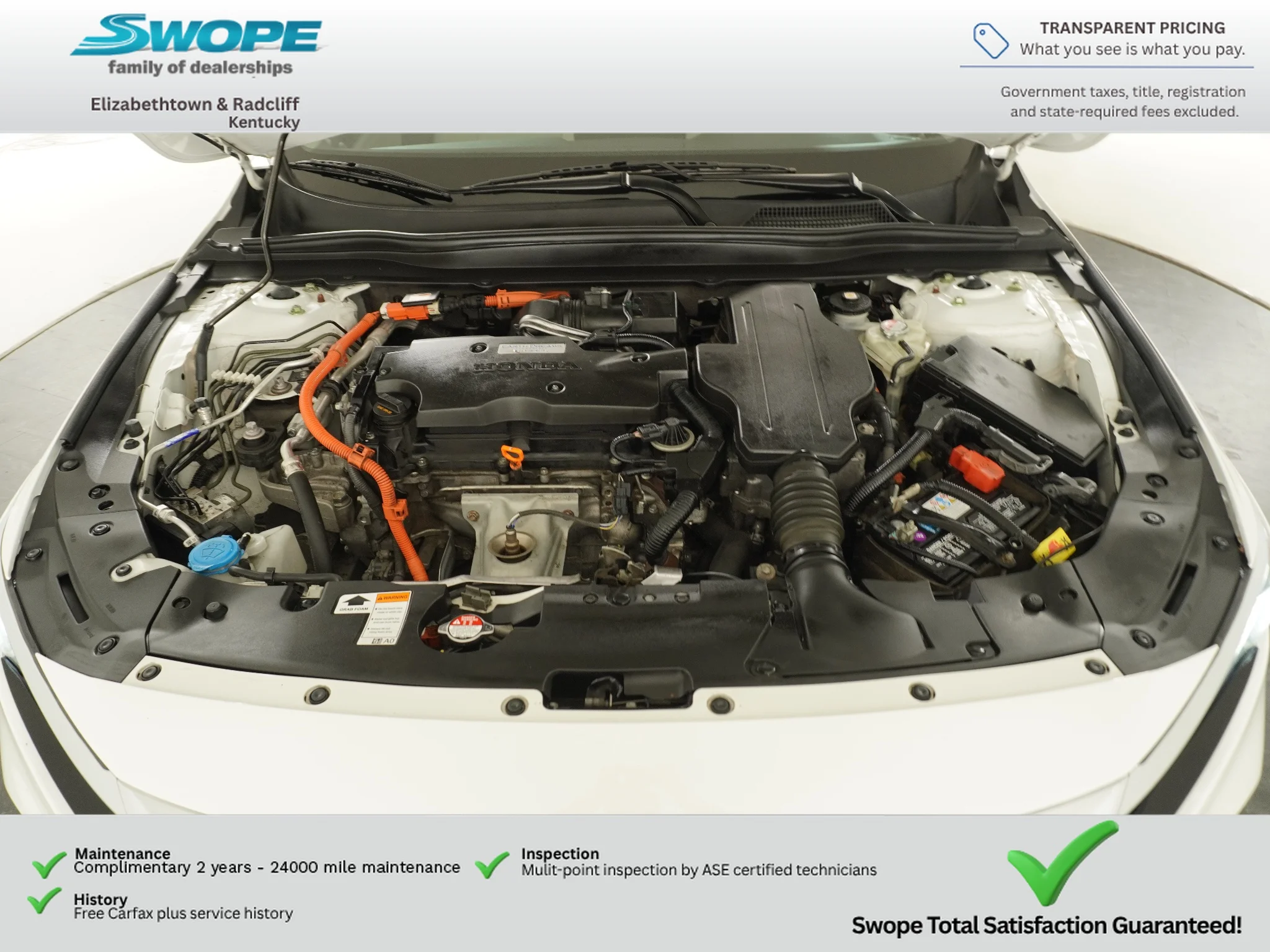Used 2018 White Orchid Pearl Honda Base image 26