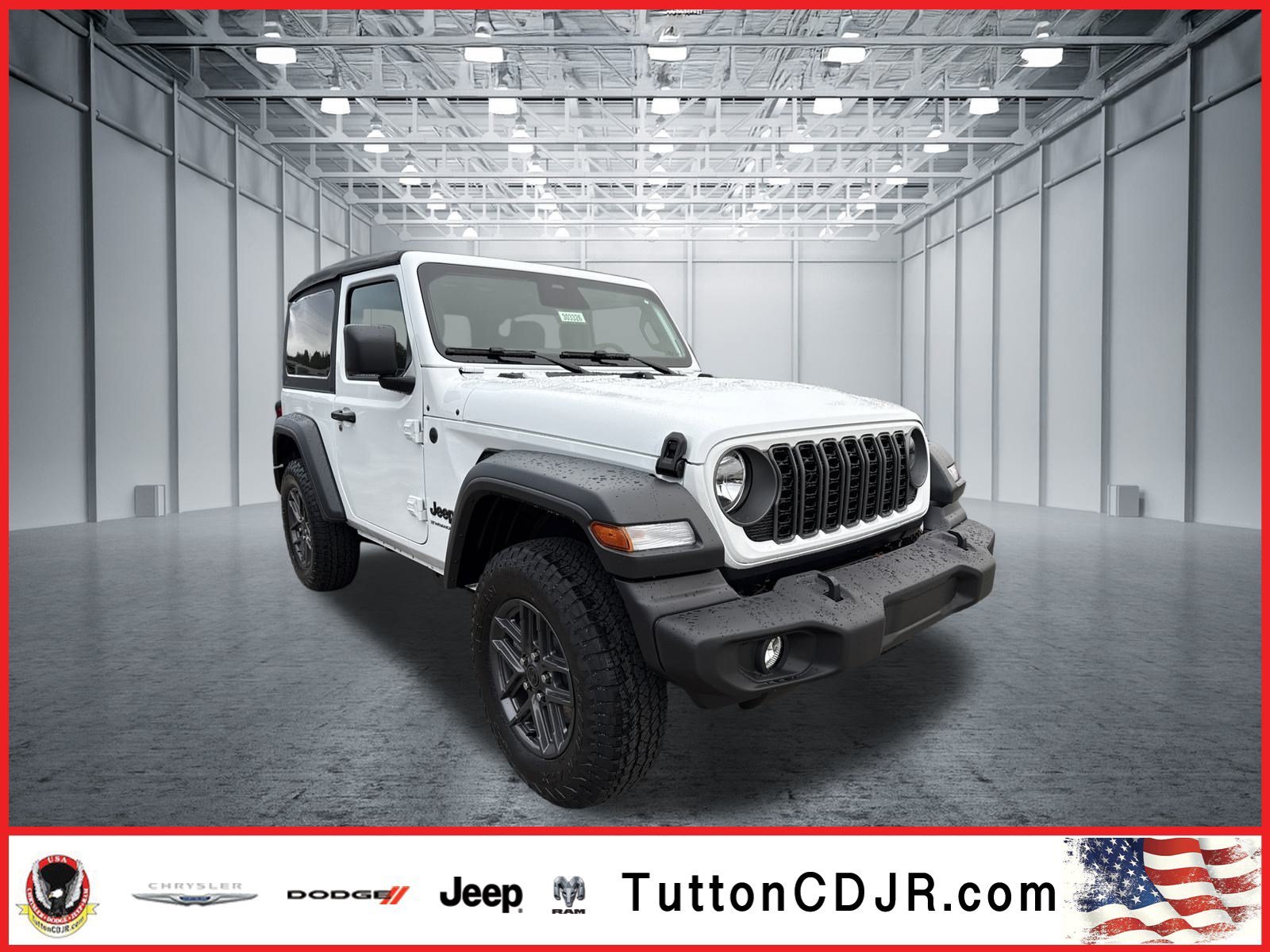 New 2026 Bright White Clearcoat Jeep Sport S image 1