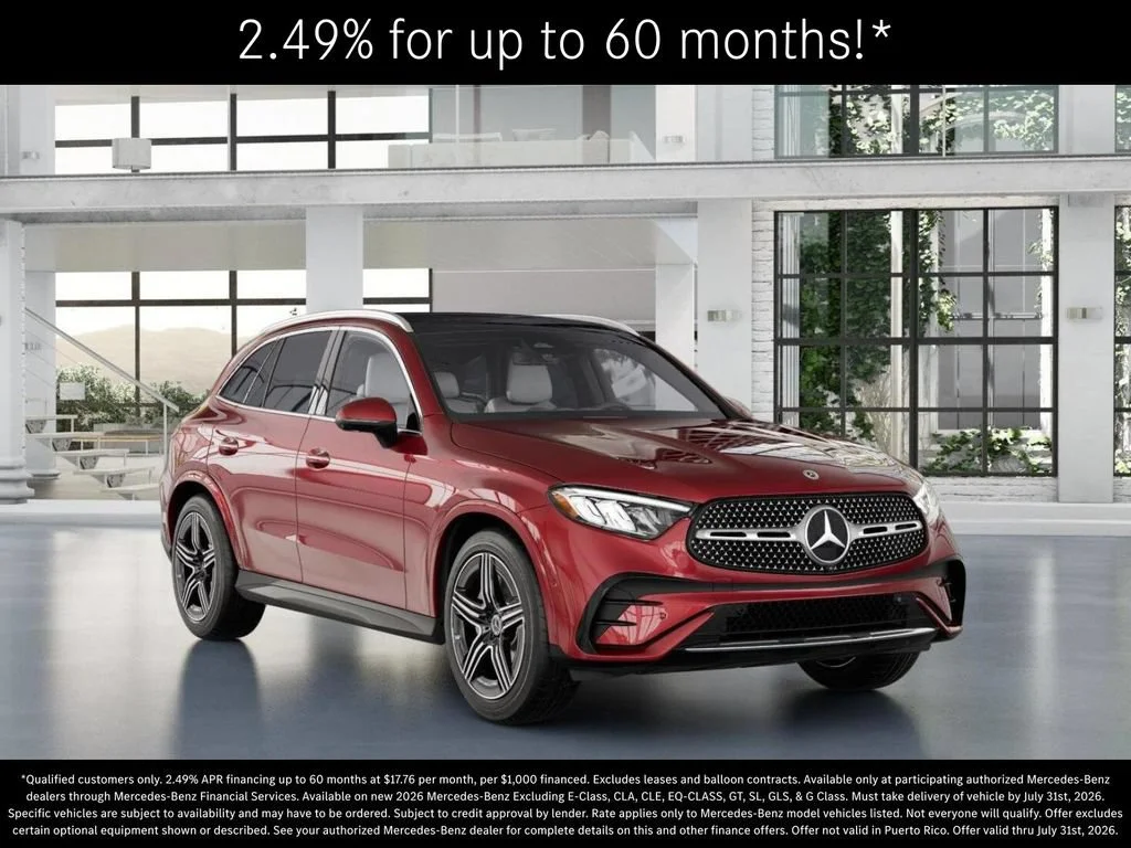 New 2026 MANUFAKTUR Patagonia Red Metallic Mercedes-Benz GLC 300 image 52