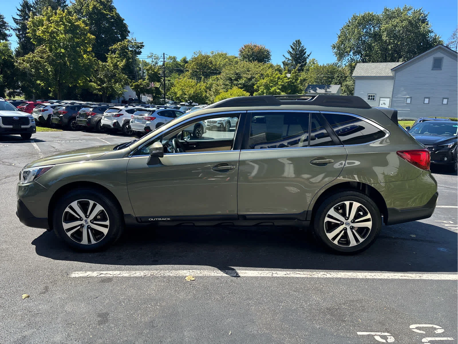 Used 2018 Wilderness Green Metallic Subaru Limited image 6