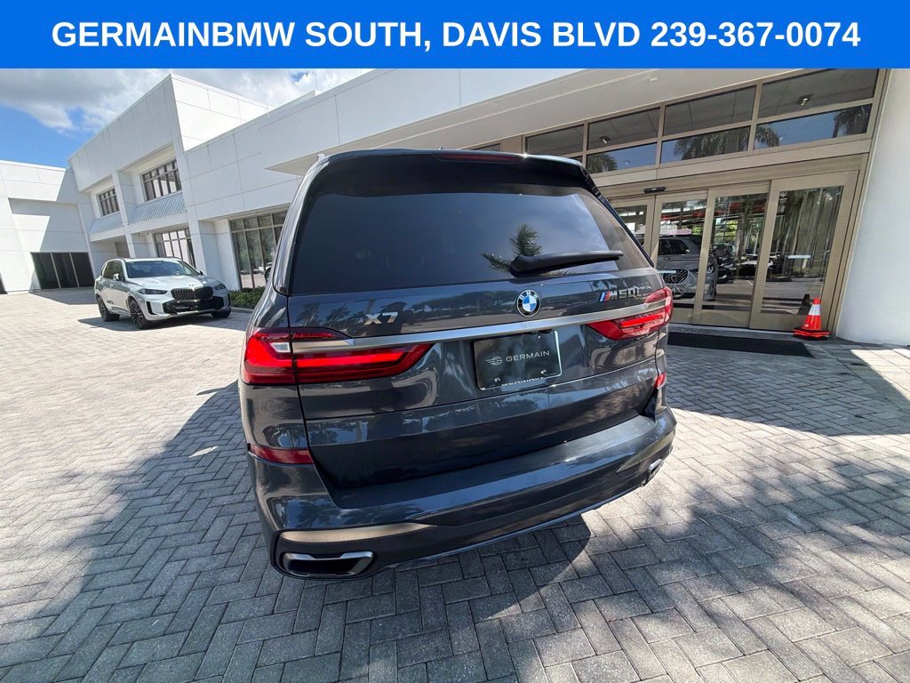 Used 2020 Gray Metallic BMW M50i image 8