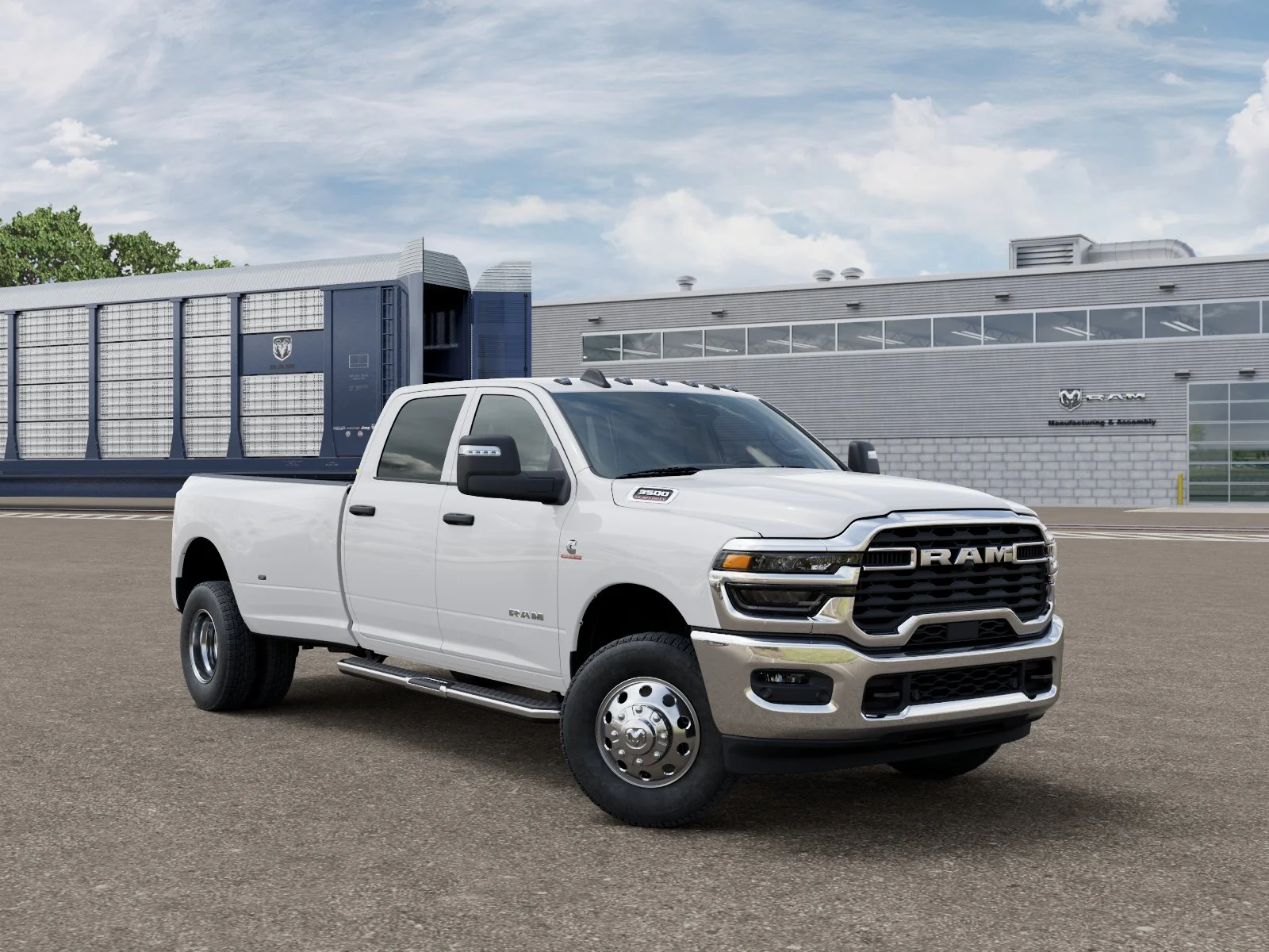 New 2027 Bright White Clearcoat RAM Big Horn image 5