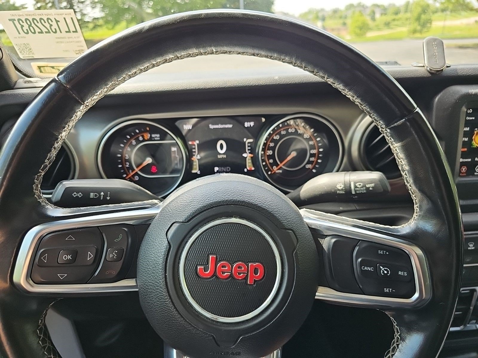 Used 2020 Bright White Clearcoat Jeep Sport S image 20