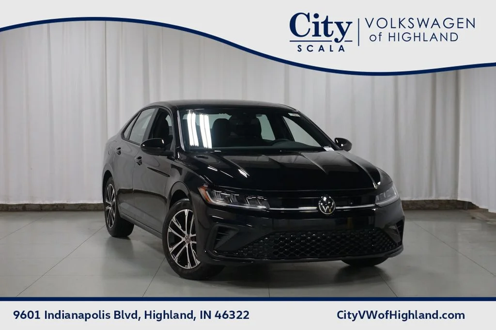 New 2026 Black Volkswagen 1.5T Sport image 1