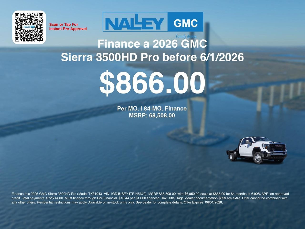 2026 GMC Sierra 3500HD Pro - Photo 7