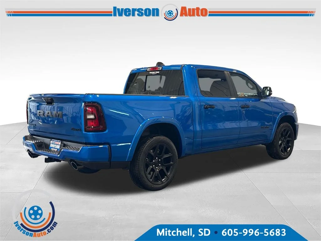 New 2026 Hydro Blue Pearl-Coat Exterior Paint RAM Laramie image 7