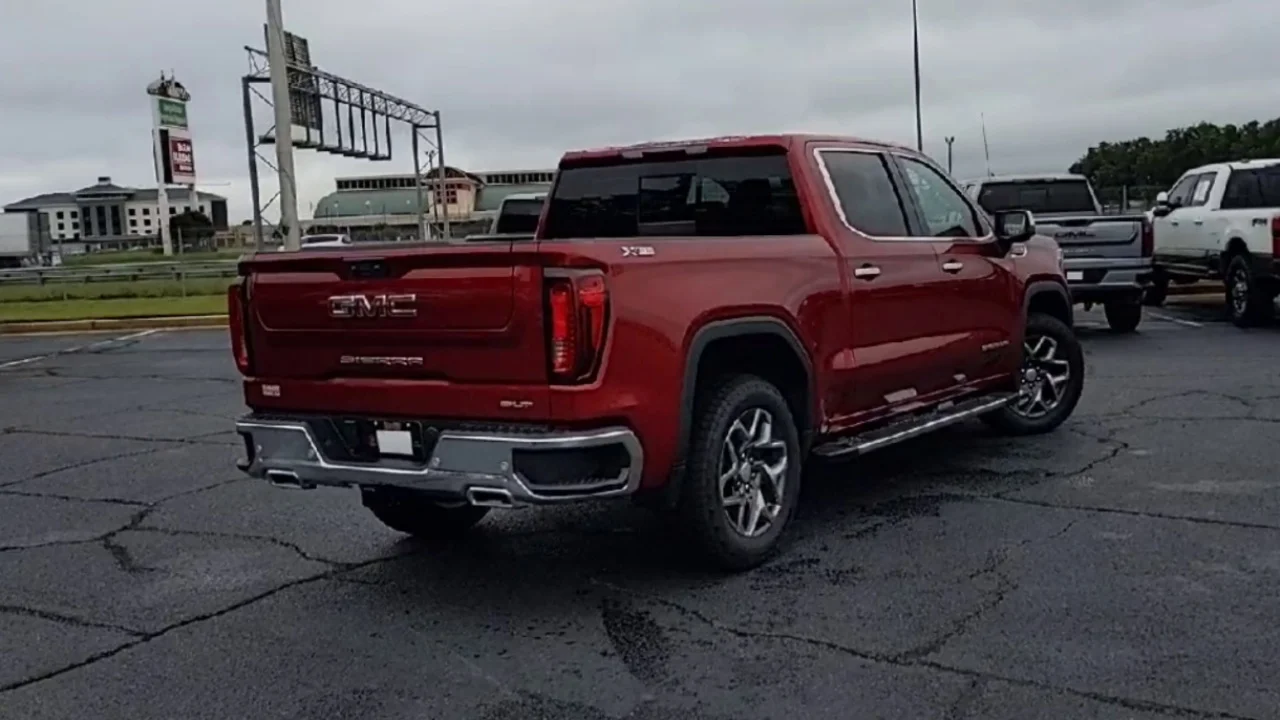 New 2026 Volcanic Red Tintcoat GMC SLT image 8