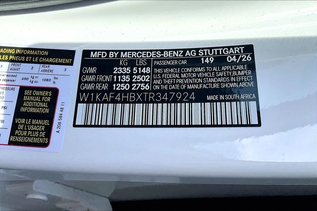 New 2026 White Mercedes-Benz C 300 image 14