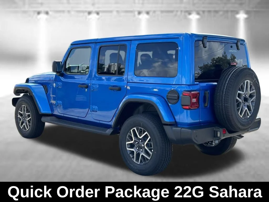 Used 2024 Blue Jeep Sahara image 4
