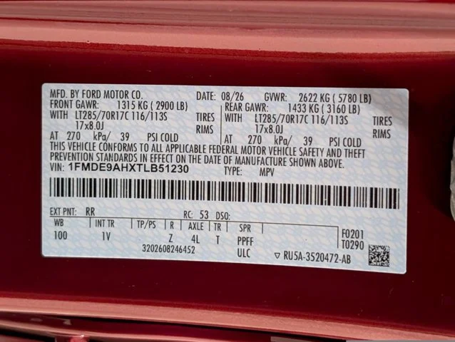 New 2026 Ruby Red Metallic Tinted Clearcoat Ford Badlands image 49