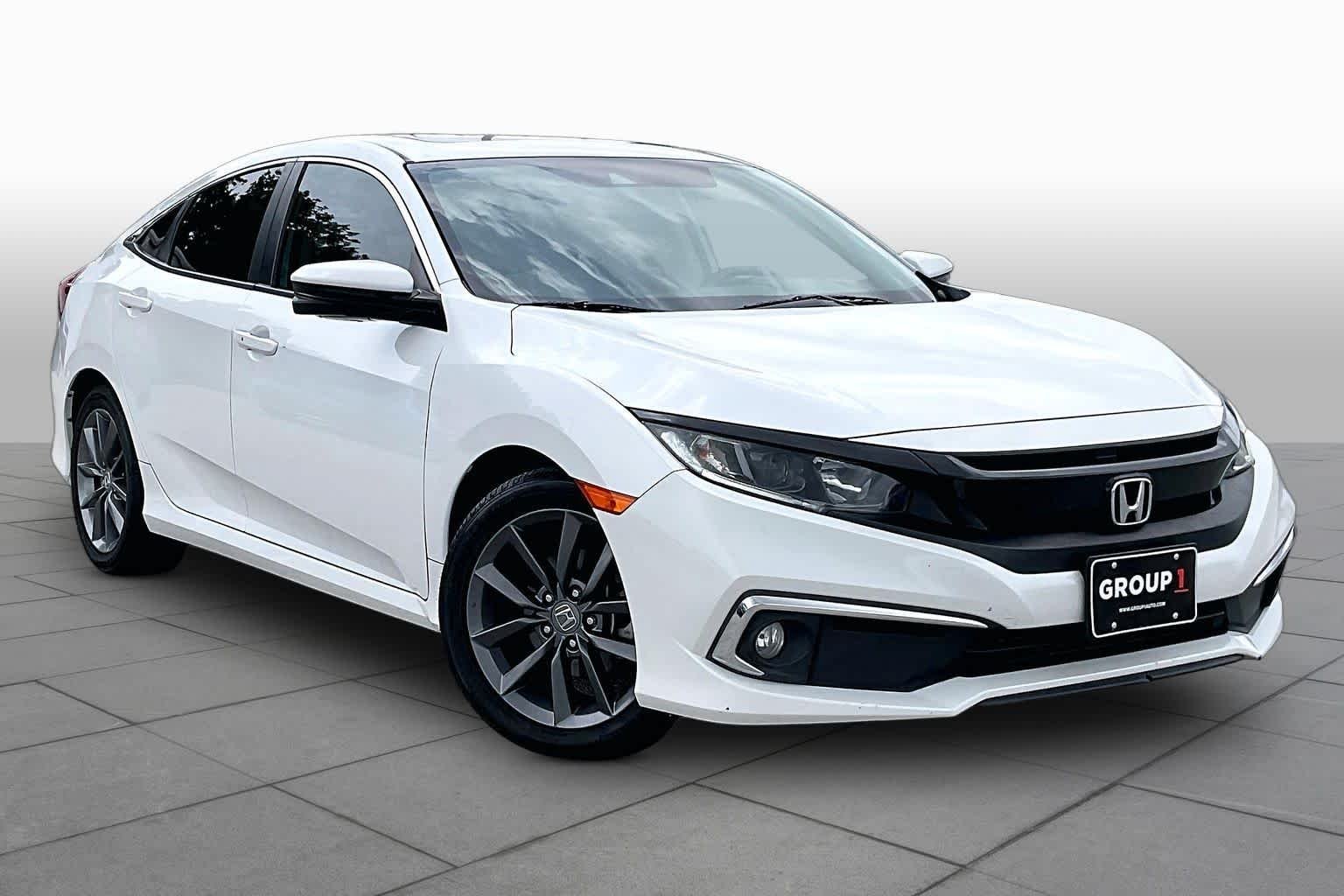 Used 2021 Platinum White Pearl Honda EX-L image 3