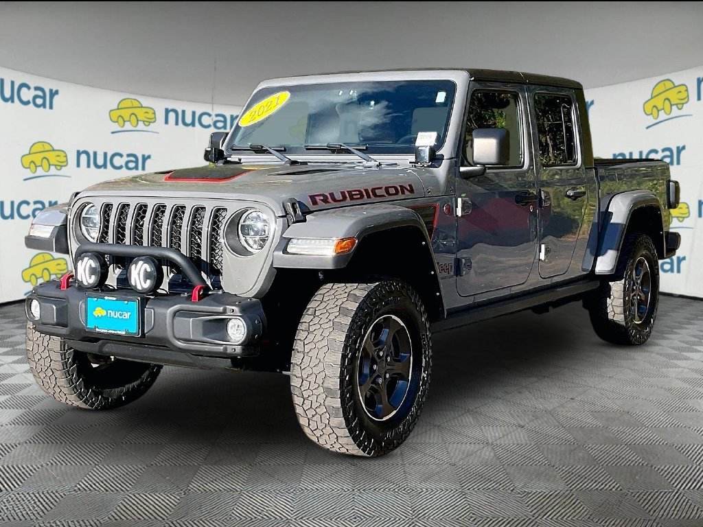 Used 2021 Gray Jeep Rubicon image 3
