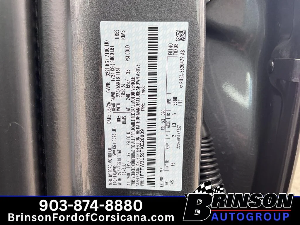 New 2026 Carbonized Gray Metallic Ford XLT image 19