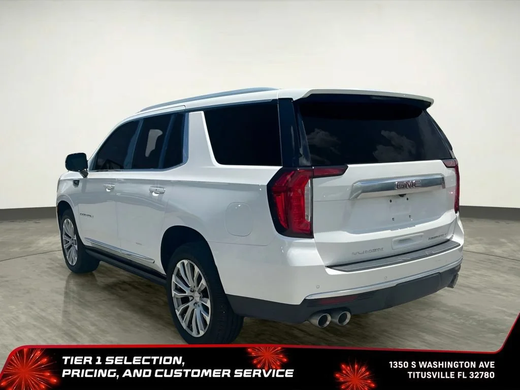 Used 2022 White Frost Tricoat GMC Denali image 5
