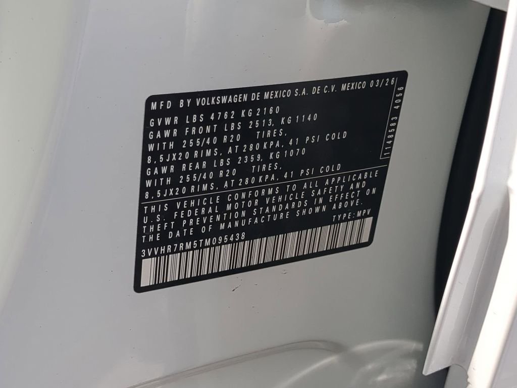 New 2026 White/off-white Volkswagen SE R-Line Black image 34