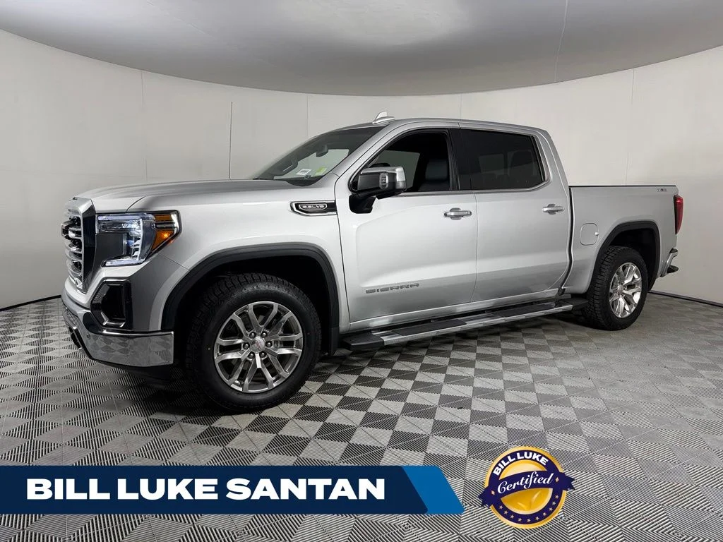 Certified Used 2022 Silver GMC SLT image 1
