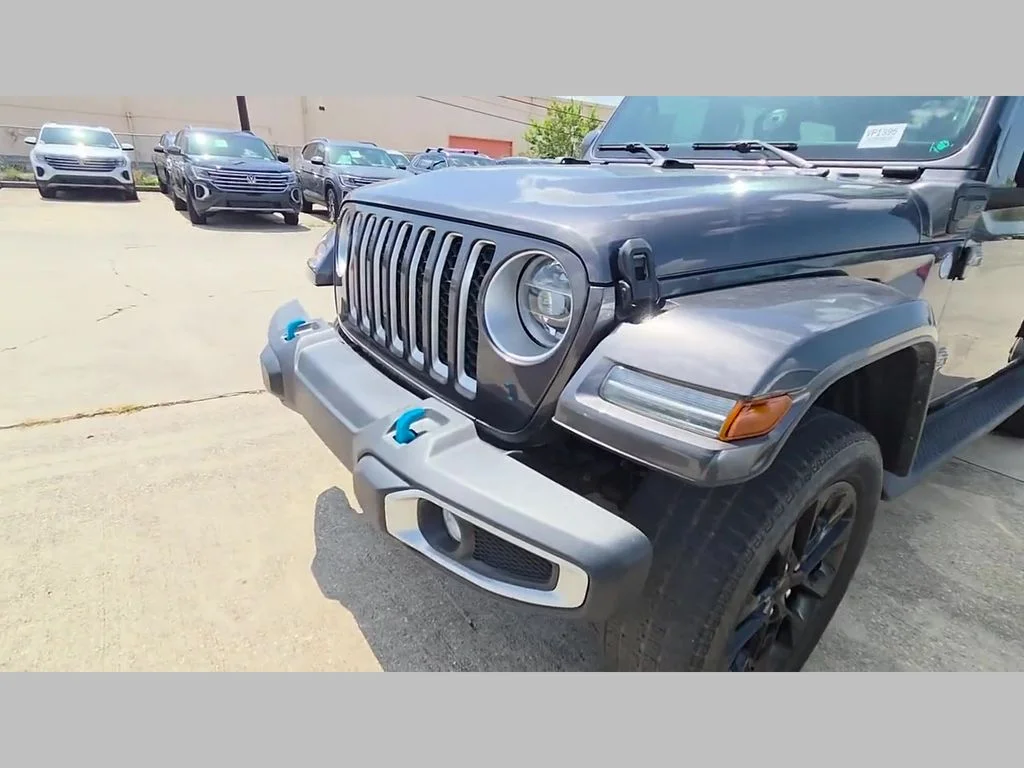 Certified Used 2022 Gray Jeep Unlimited Sahara 4xe image 44