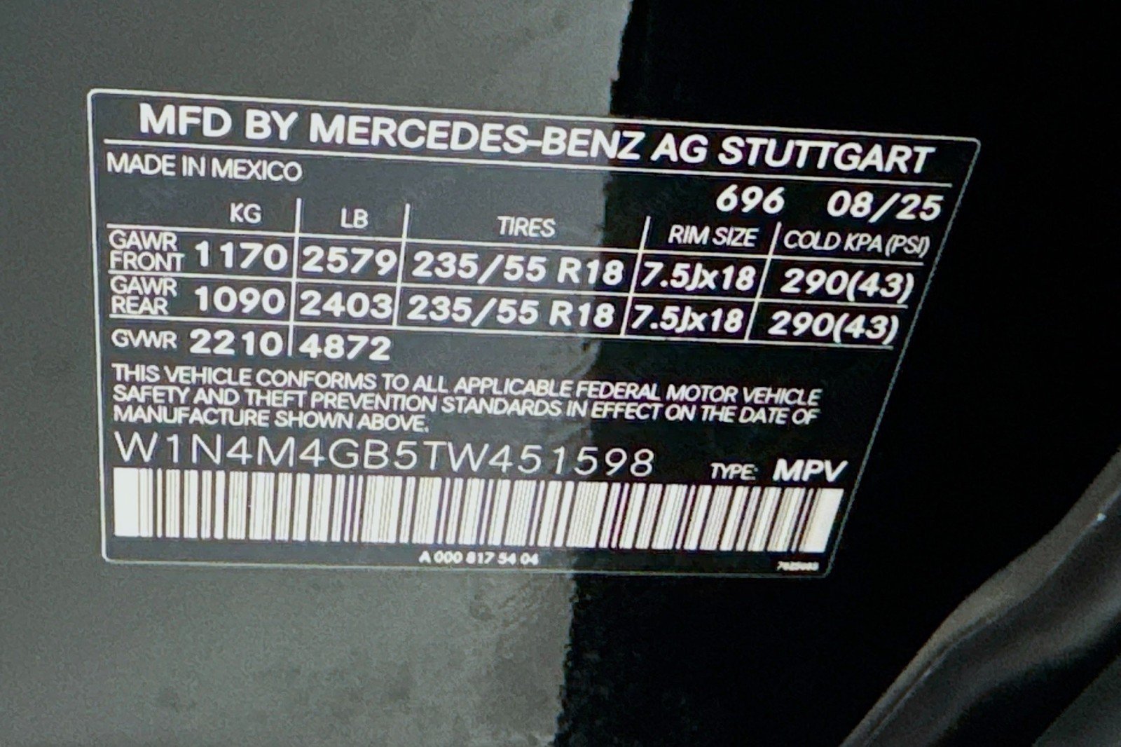 Certified Used 2026 Night Black Mercedes-Benz GLB 250 image 26