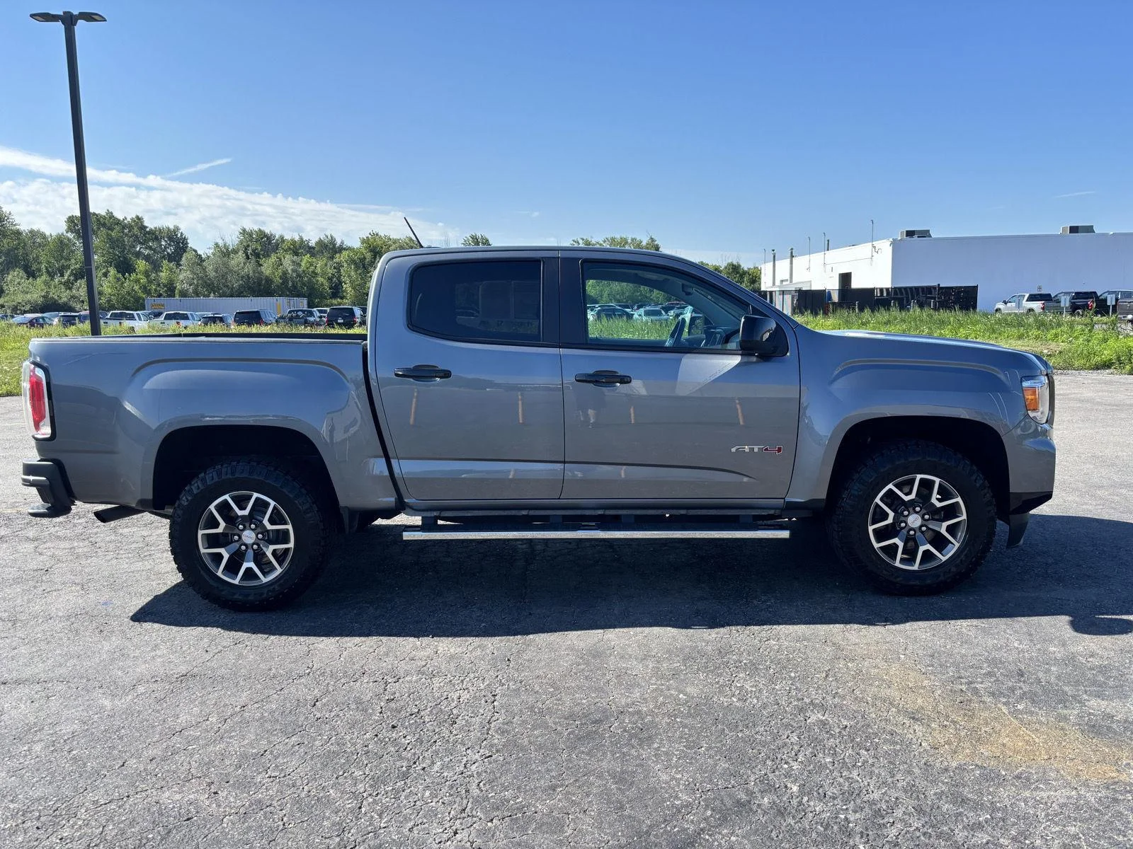 Used 2022 Satin Steel Metallic GMC AT4 - Leather image 8