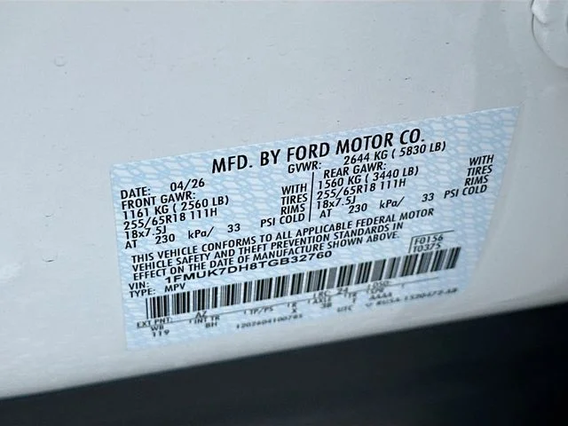 New 2026 White Ford Active image 20