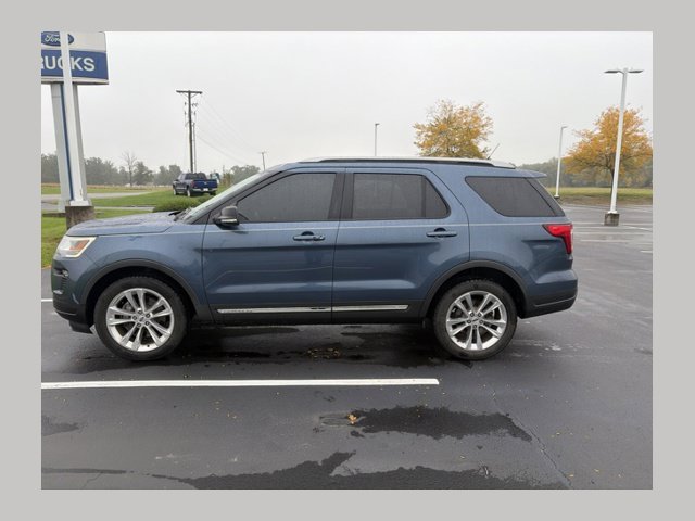 Blue Metallic 2018 Ford Explorer SUV / Crossover All-Wheel Drive