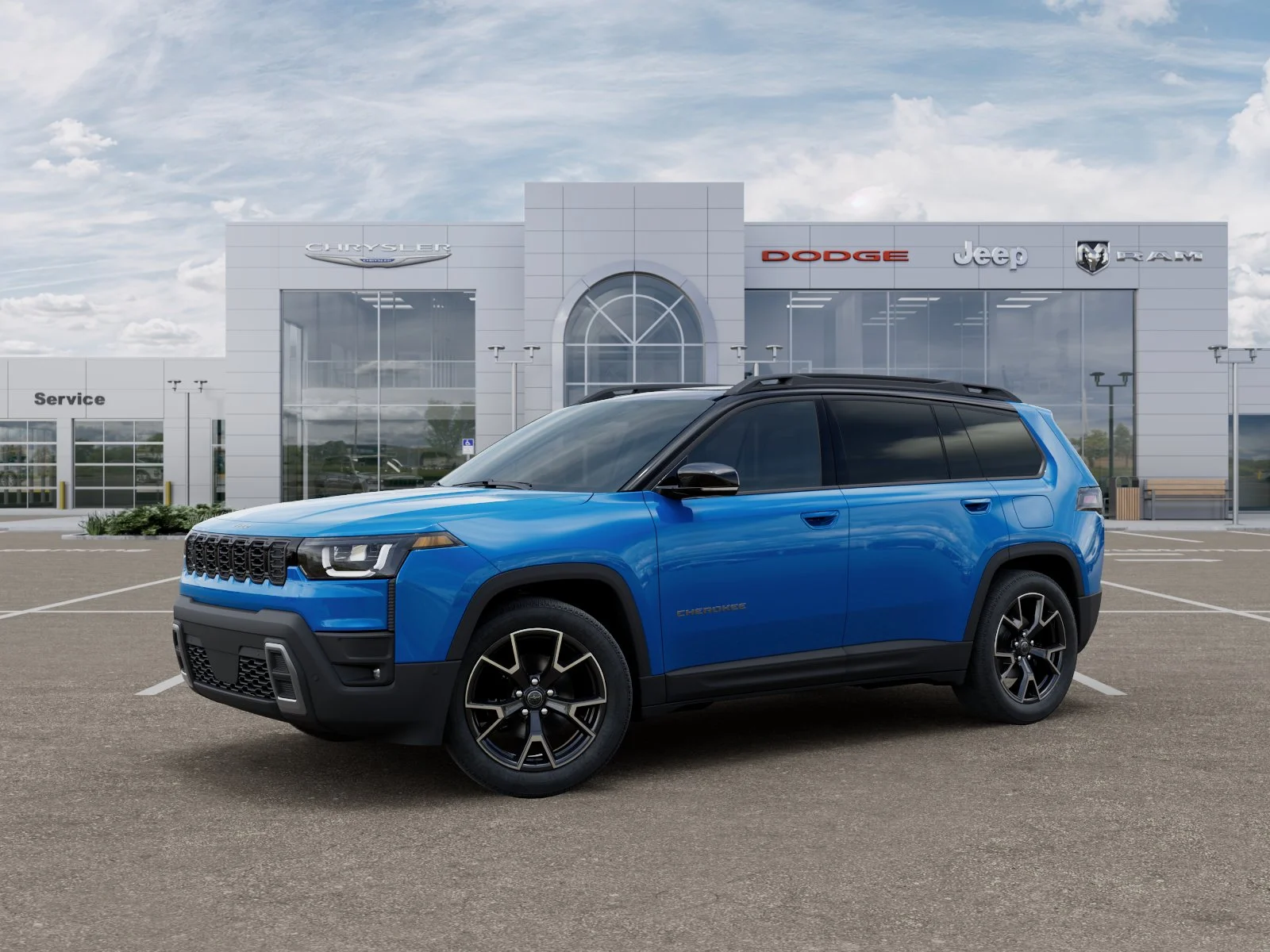 New 2026 Hydro Blue Pearl-Coat Exterior Paint Jeep Overland image 25