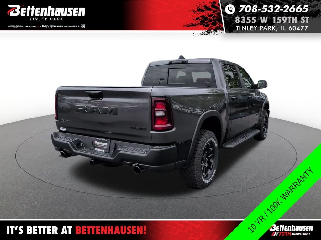 New 2026 Granite Crystal Metallic Clear-Coat Exterior Paint RAM Rebel image 7