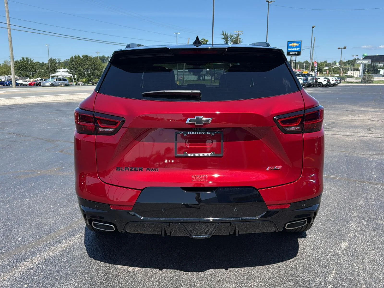 New 2026 Radiant Red Tintcoat Chevrolet RS image 4
