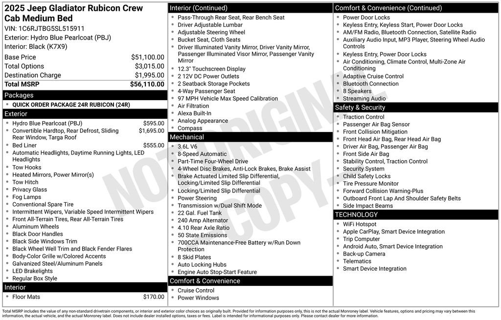2025 Jeep Gladiator Rubicon - Photo 8