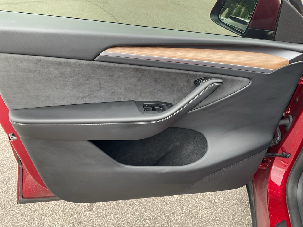 Used 2025 Ultra Red Tesla Performance image 16
