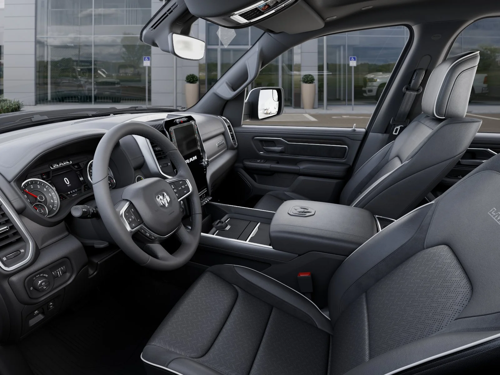 New 2026 Forged Blue Metallic Exterior Paint RAM Laramie image 49
