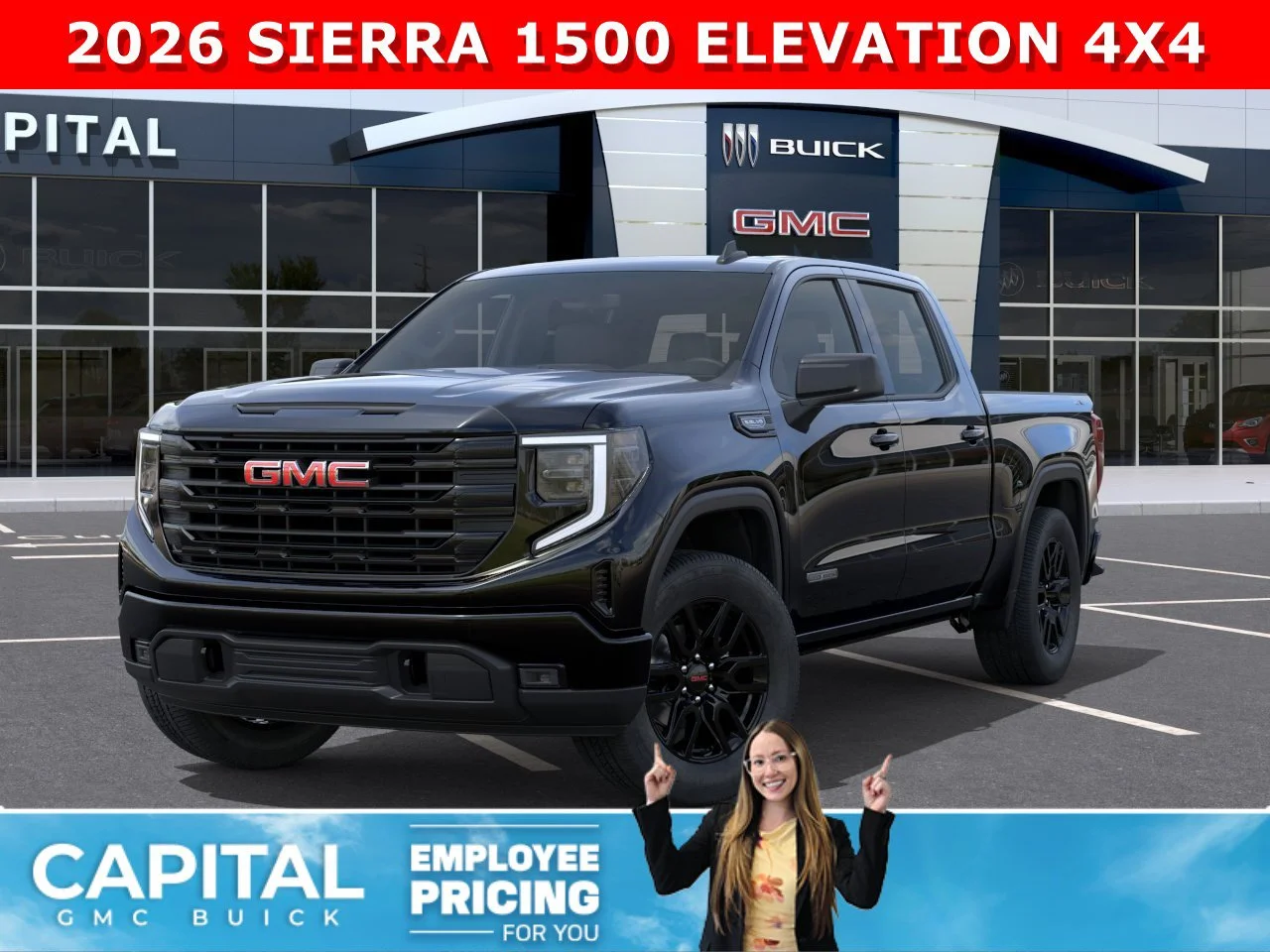 New 2026 ONYX BLACK GMC Elevation image 1