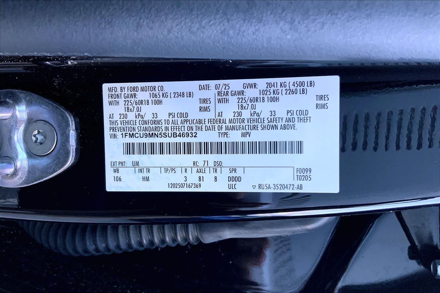 Used 2025 Agate Black Ford ST-Line image 31