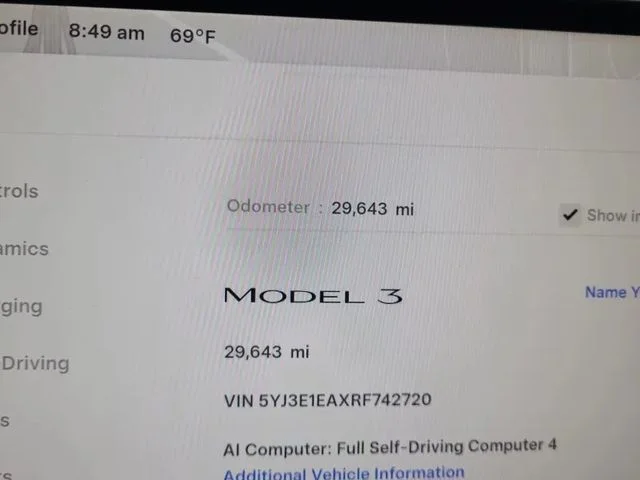 Used 2024 Gray Tesla Base image 4