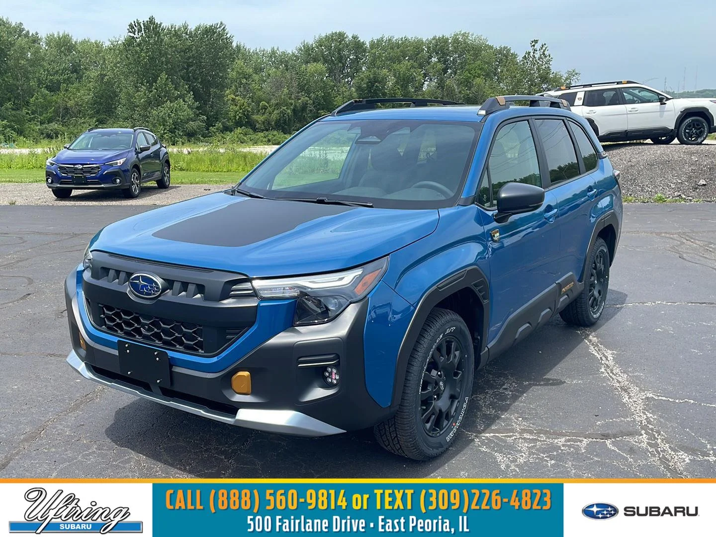 New 2026 Geyser Blue Subaru Wilderness image 1