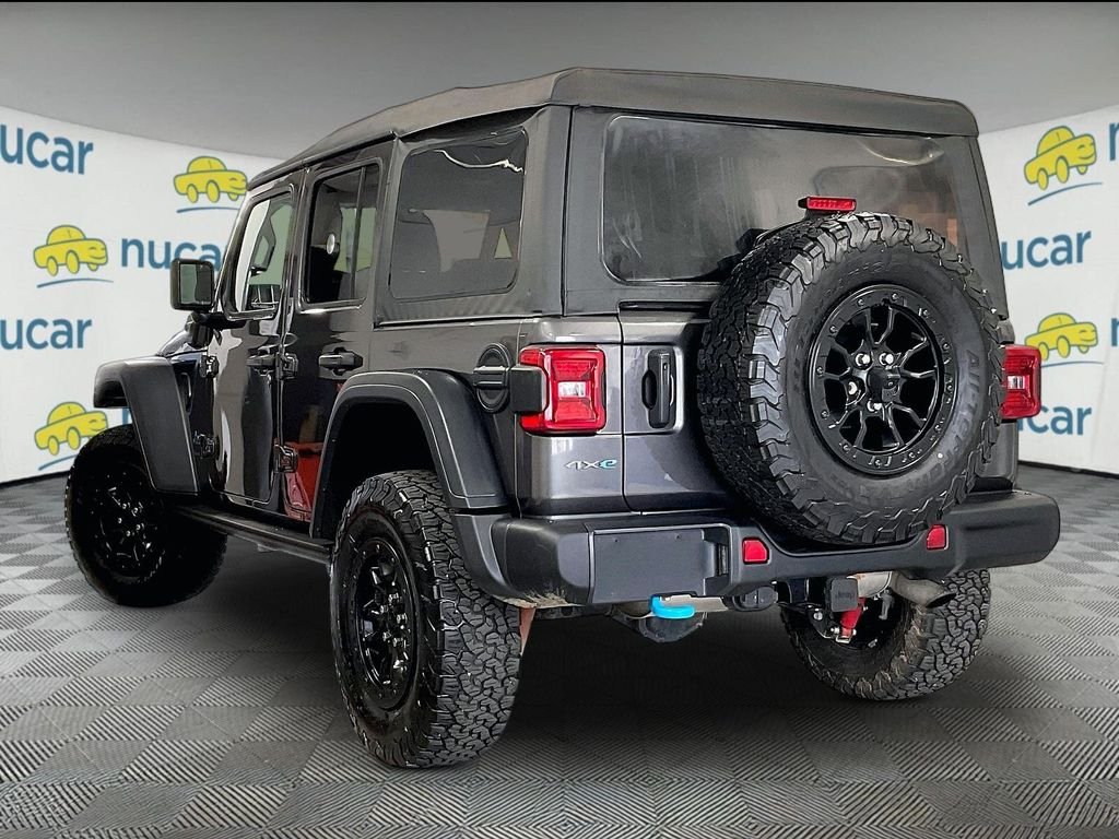 Used 2023 Gray Jeep Rubicon 20th Anniversary Edition 4xe image 4