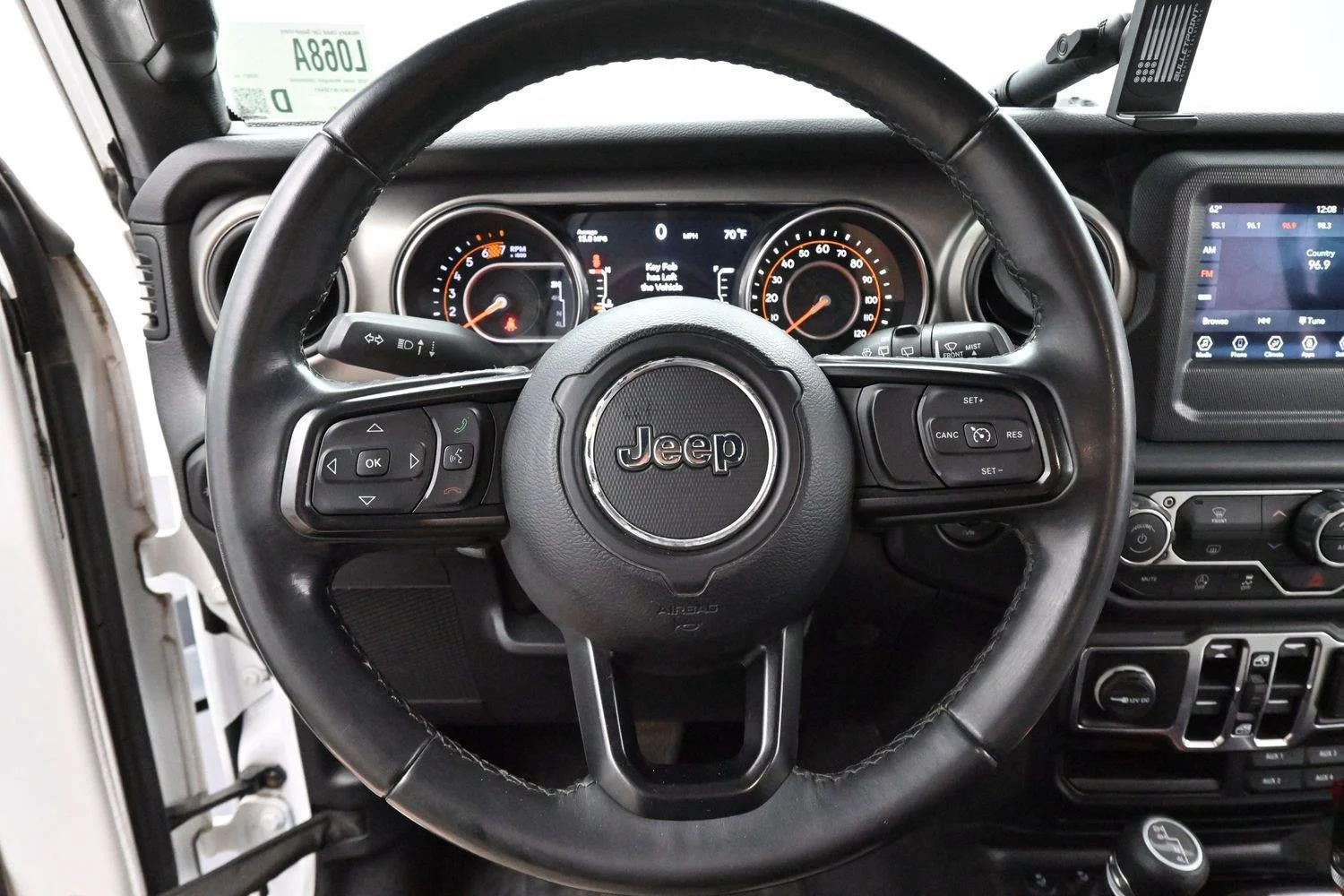 Used 2020 Bright White Clearcoat Jeep Sport S image 15