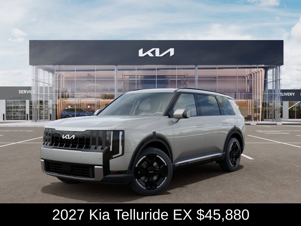 New 2027 Ivory Silver Kia EX image 2