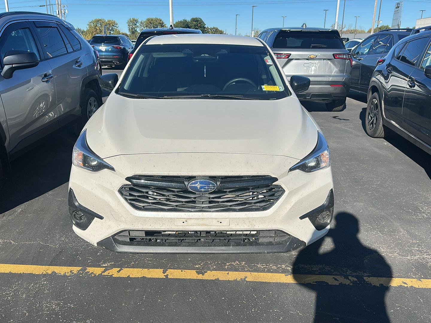 Used 2024 Crystal White Pearl Subaru Base image 6