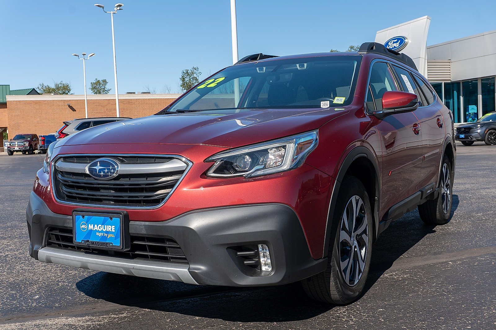 Used 2022 Crimson Red Pearl Subaru Limited image 2