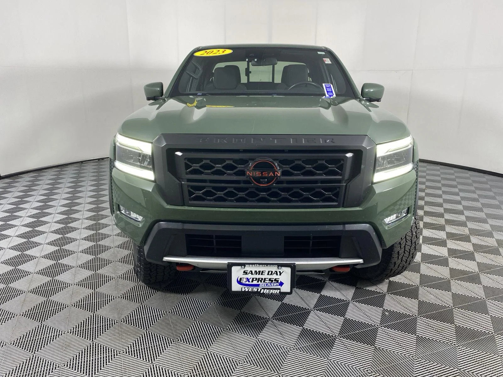 Used 2023 Tactical Green Metallic Nissan PRO-4X image 2