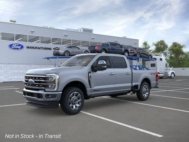 New 2026 Glacier Gray Metallic Tri-Coat Ford F-350® Lariat® image 1