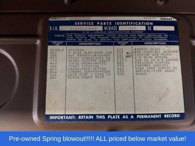 Used 1970 Black Chevrolet Silverado image 33